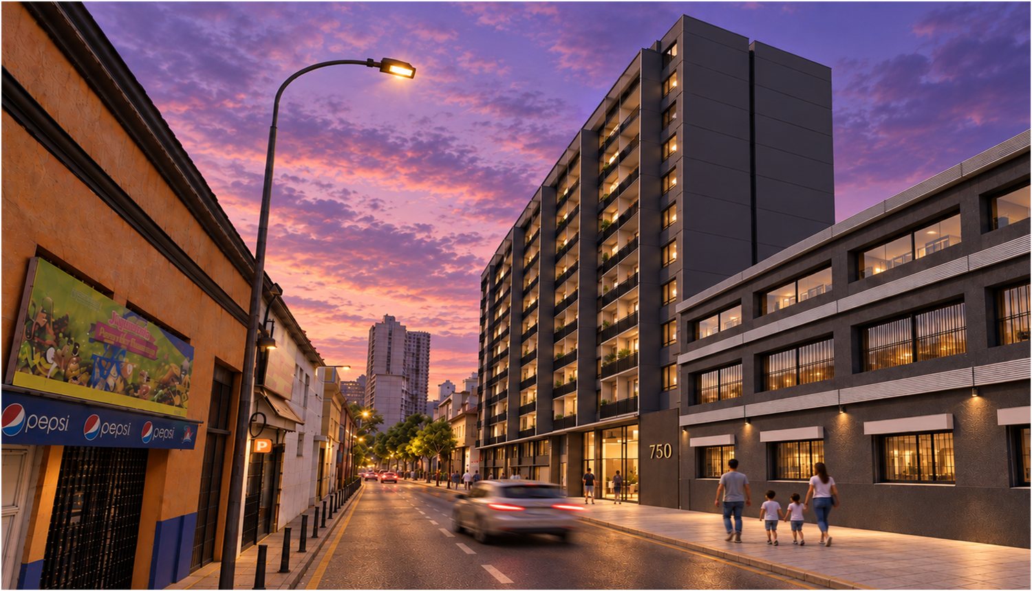 Proyecto residencial en Santiago